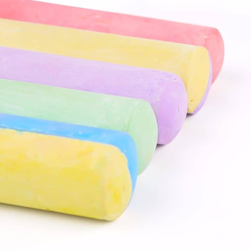 Washable Sidewalk Chalk สีชอล์กสำหรับเด็ก ชอล์กเขียนพื้น เขียนผนังสำหรับวาดหรือระบายสี