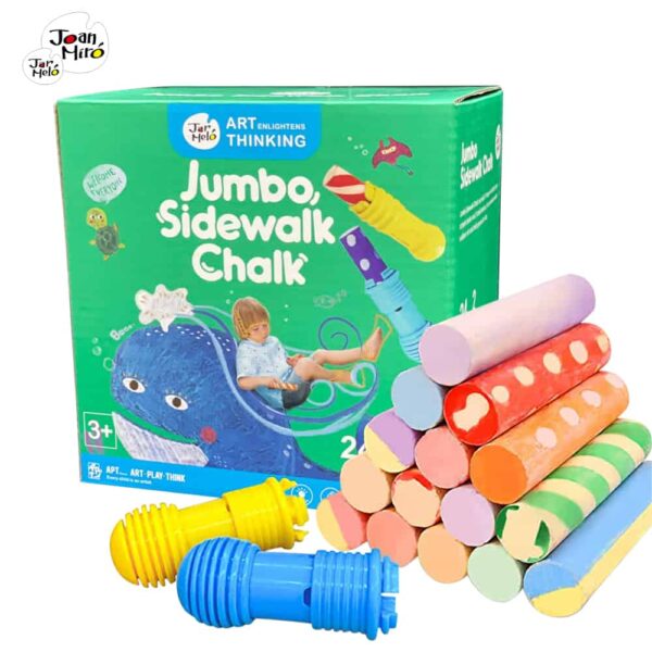 Washable Sidewalk Chalk สีชอล์กสำหรับเด็ก ชอล์กเขียนพื้น เขียนผนังสำหรับวาดหรือระบายสี