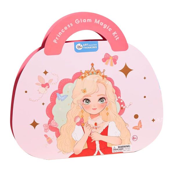 Joan Miro เซตสมุดกิจกรรมแบบพกพา 4 in 1 Princess Glam Magic Kit