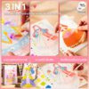 Joan Miro เซตสมุดกิจกรรมแบบพกพา 3 in 1 Fashion Design Drawing Book - Fairy Princesses